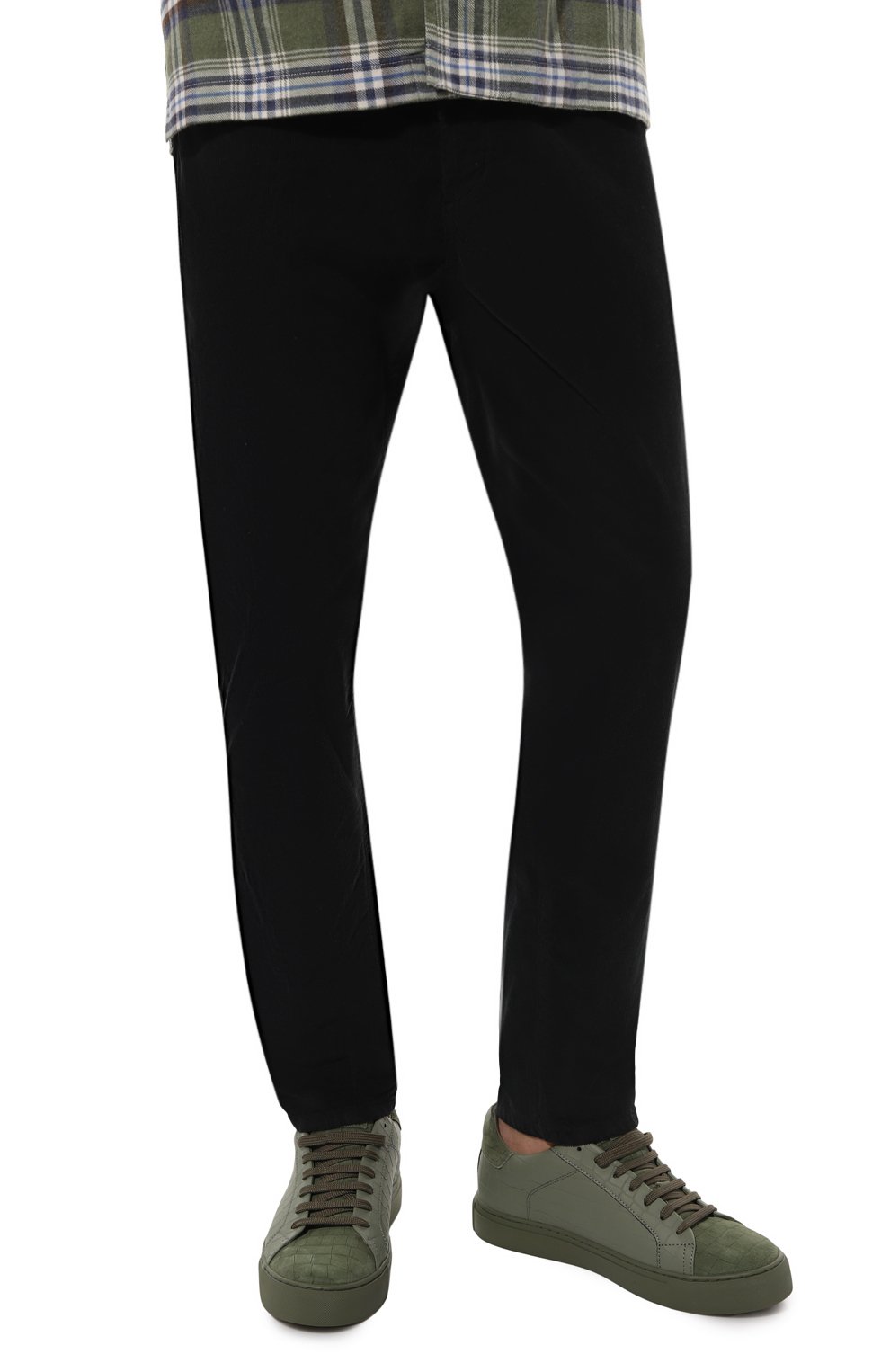 Кожаные кеды essence HIDE AND JACK хаки цвета по цене 17950 руб., арт. ED0BL, фото 3 Кожаные кеды essence HIDE AND JACK, арт. ED0BL, фото 3