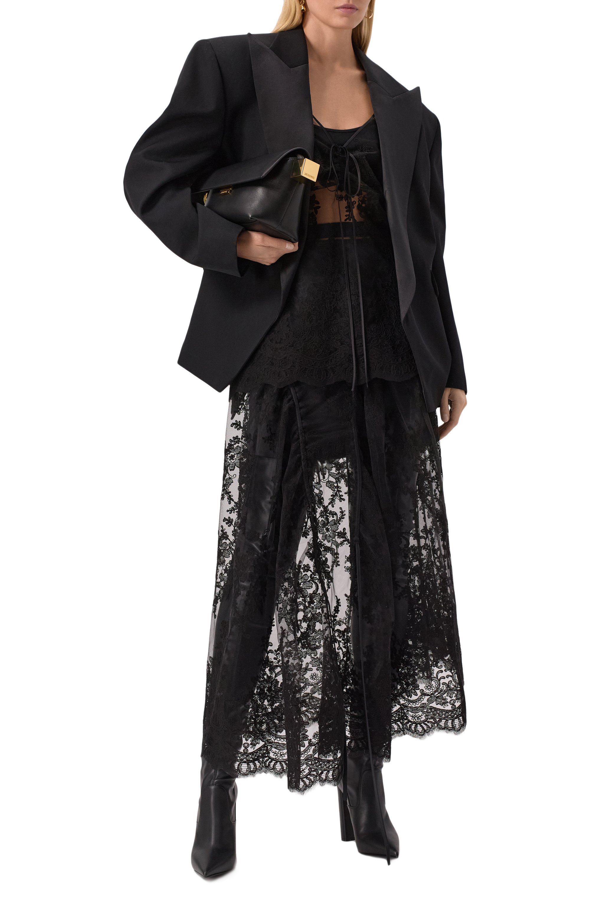 Юбка JUUN.J черного цвета по цене 99500 руб., арт. JW5527W52, фото 2 Юбка JUUN.J, арт. JW5527W52, фото 2