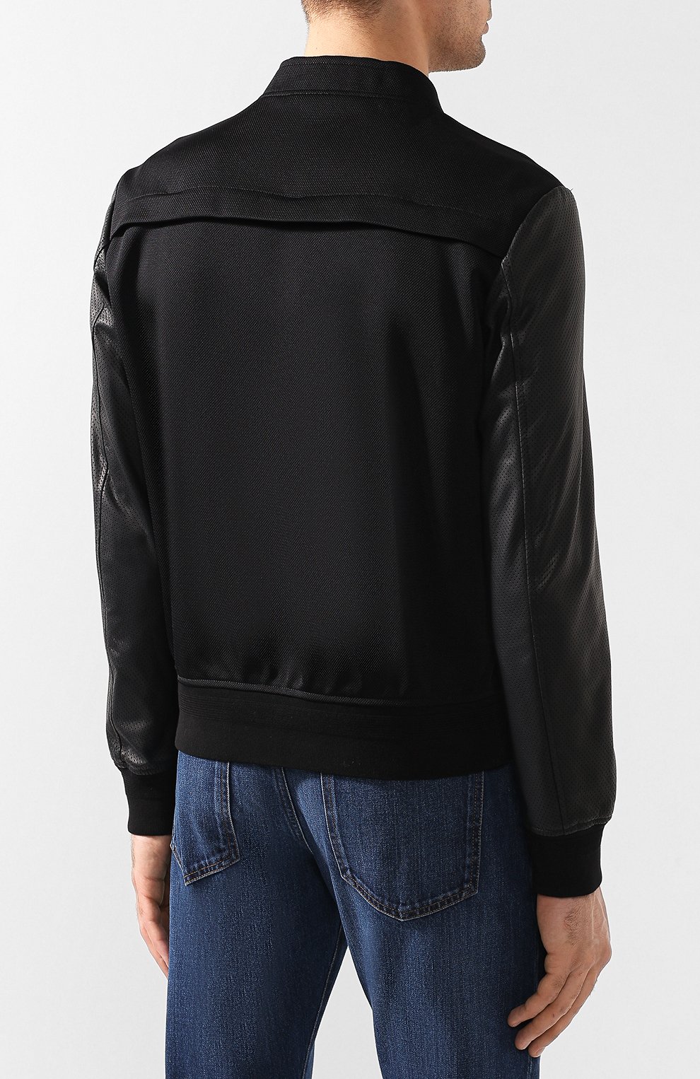 Бомбер с кожаными рукавами ZEGNA, арт. CSCIB2/5S113, фото 4