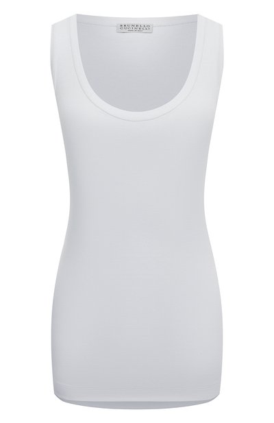 Женский хлопковый топ BRUNELLO CUCINELLI, арт. M0TC836S60
