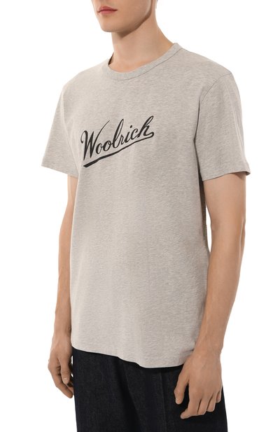 Хлопковая футболка WOOLRICH, арт. CFWOTE0135MRUT2926, фото 3