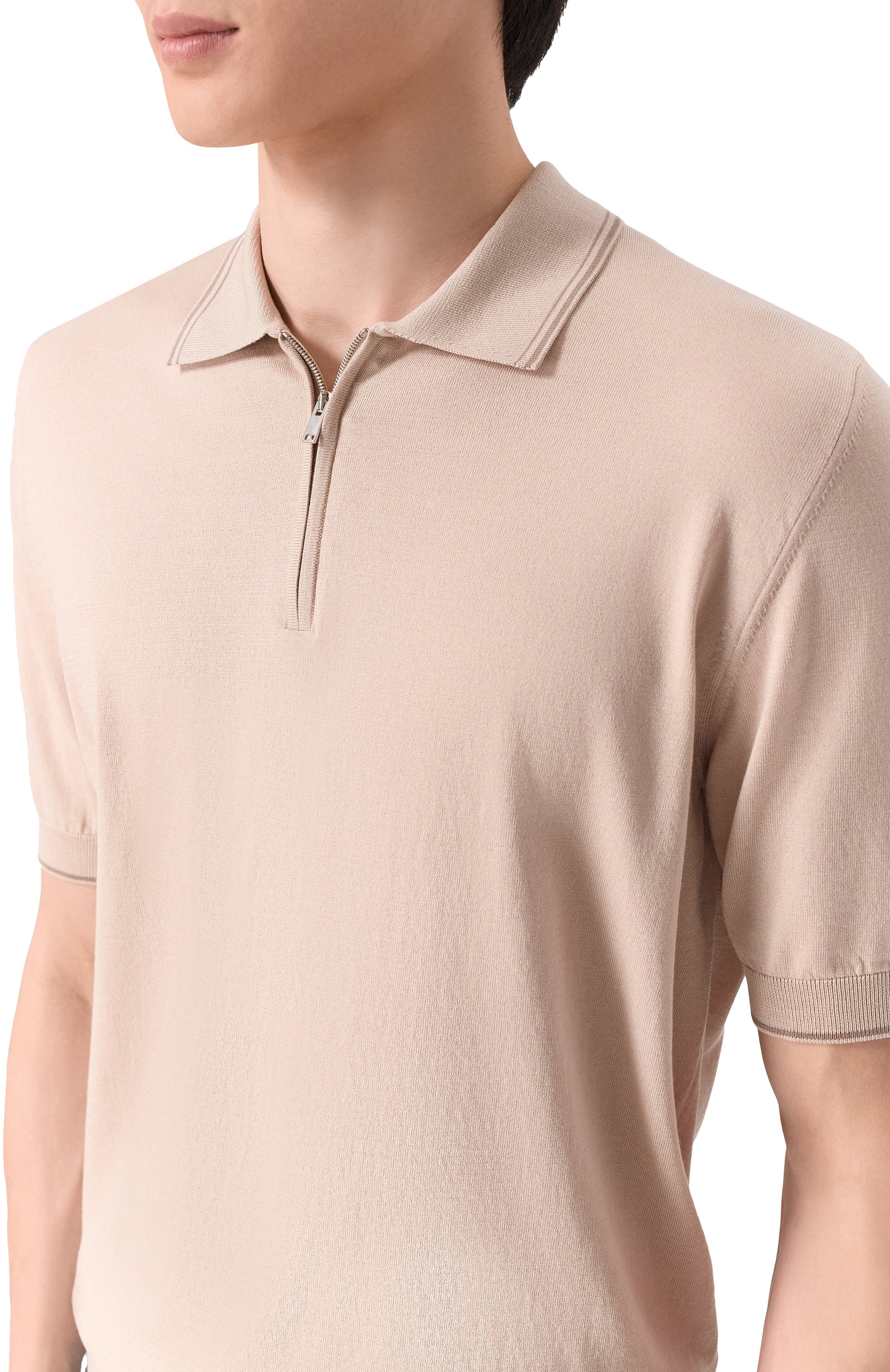 Поло из хлопка и шелка MVST, арт. M26.CSM.K425, фото 5