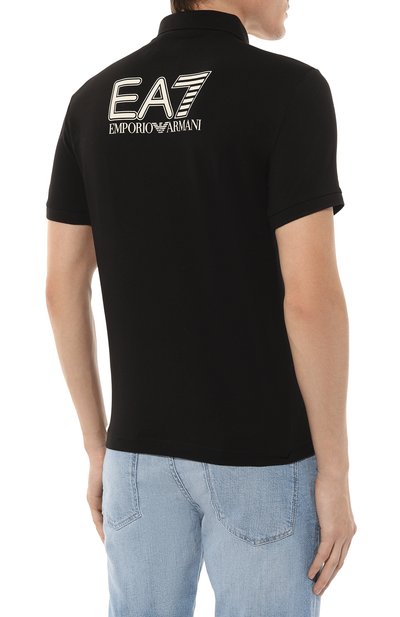 Хлопковое поло EA7, арт. 6DPF16/PJVQZ/S, фото 4