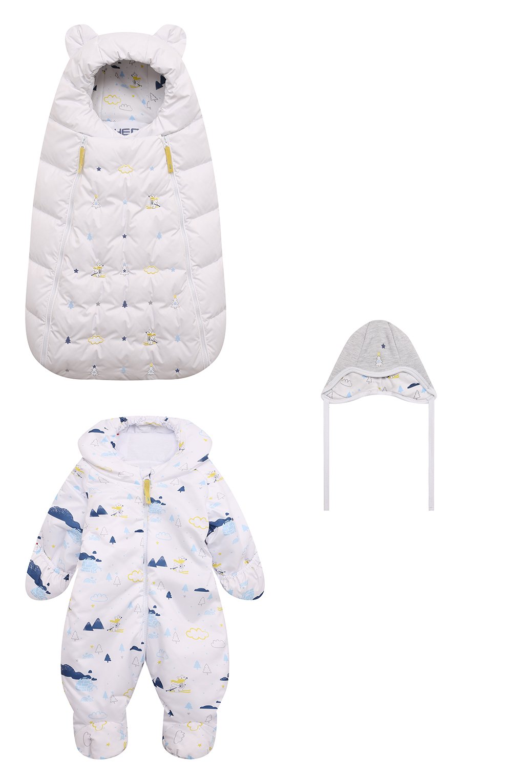 Пуховый комплект на выписку CHEPE, арт. 391015, фото 1