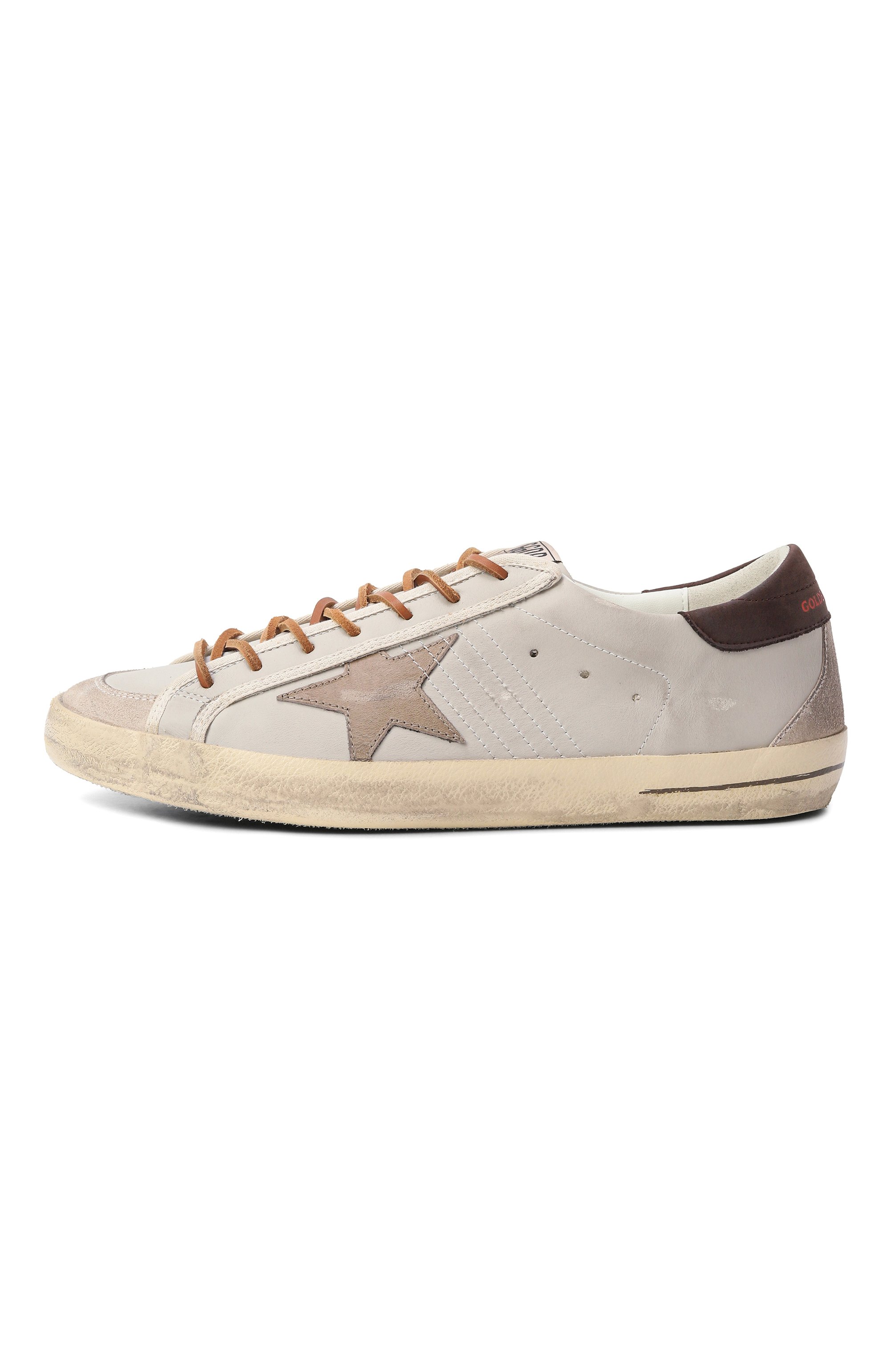 Кожаные кеды super-star GOLDEN GOOSE DELUXE BRAND, арт. GMF00595.F007338, фото 4