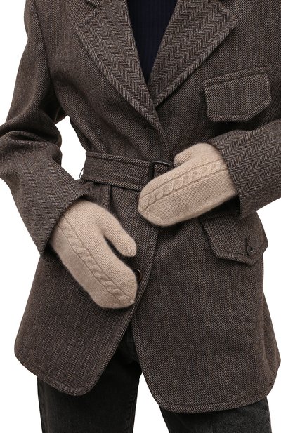 Кашемировые варежки AND THE BRAND, арт. W22-GL001-0701-102, фото 2