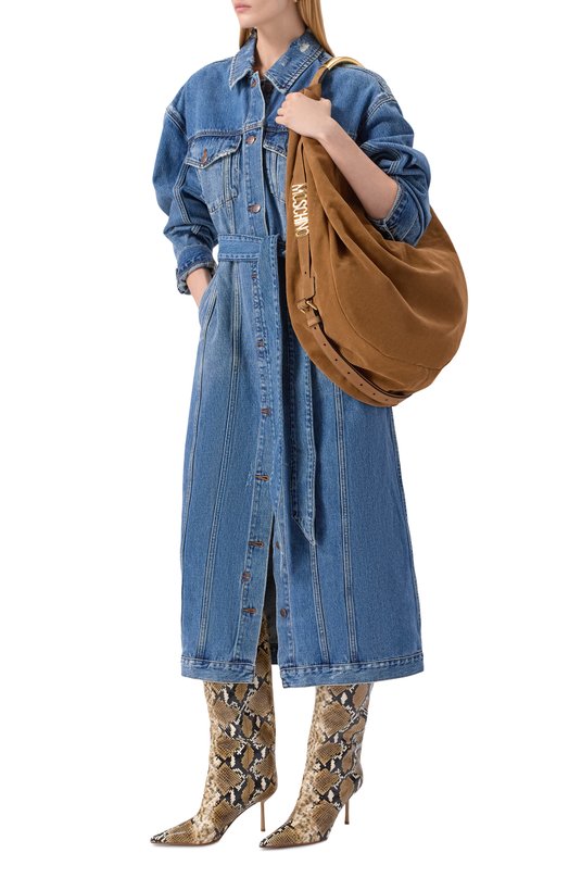 Сумка Handle Me large Moschino MC4181PP1N/0F0 Коричневый  MC4181PP1N/0F0 Фото 7