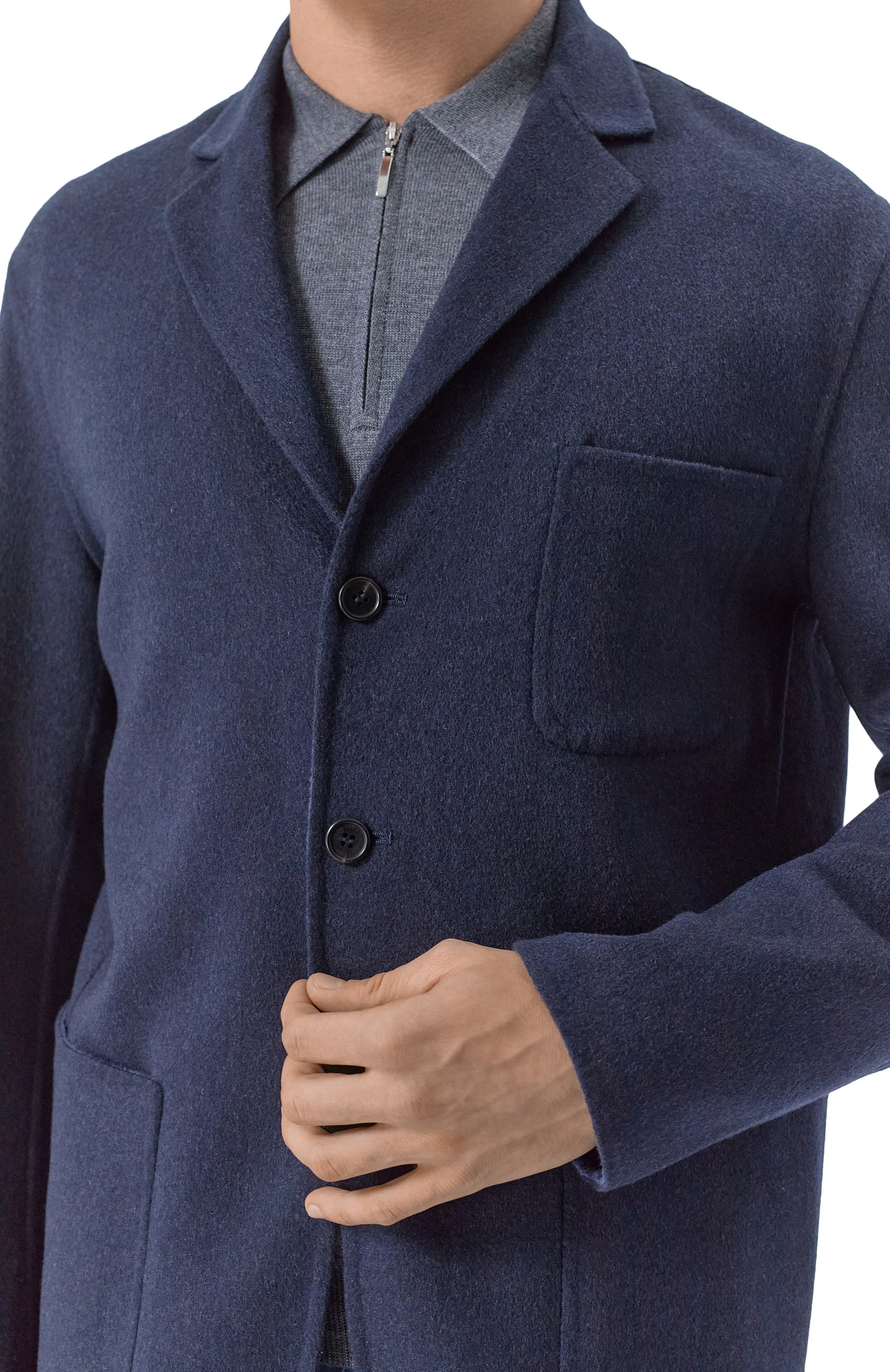 Кашемировый пиджак ZILLI, арт. DBL001M030510009U, фото 7