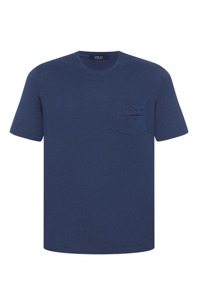 Мужская хлопковая футболка ZILLI, арт. TSR02IM0100VLEST0