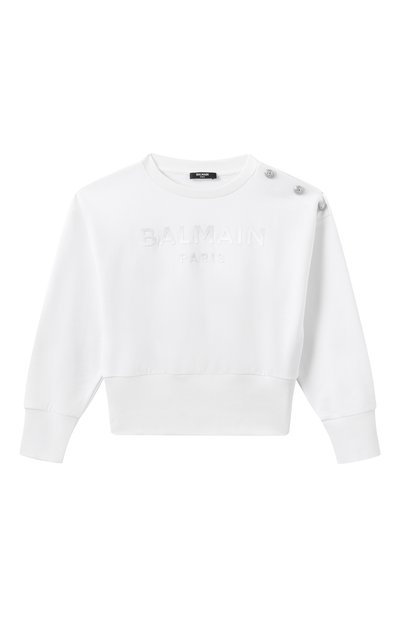 Хлопковый свитшот BALMAIN, арт. BW4A80
