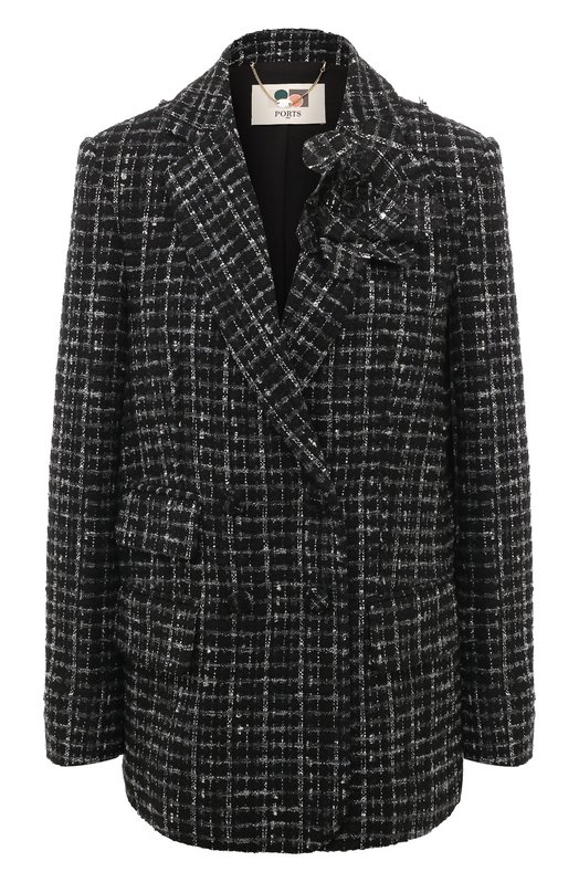 

Твидовый жакет Ports 1961, Чёрный