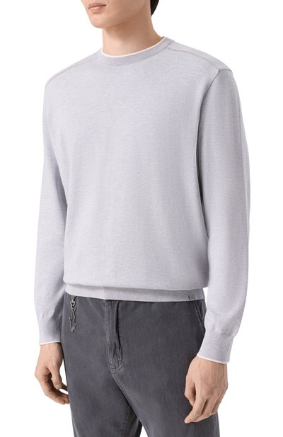 Джемпер из шелка и хлопка PAUL&SHARK, арт. 26411520, фото 3