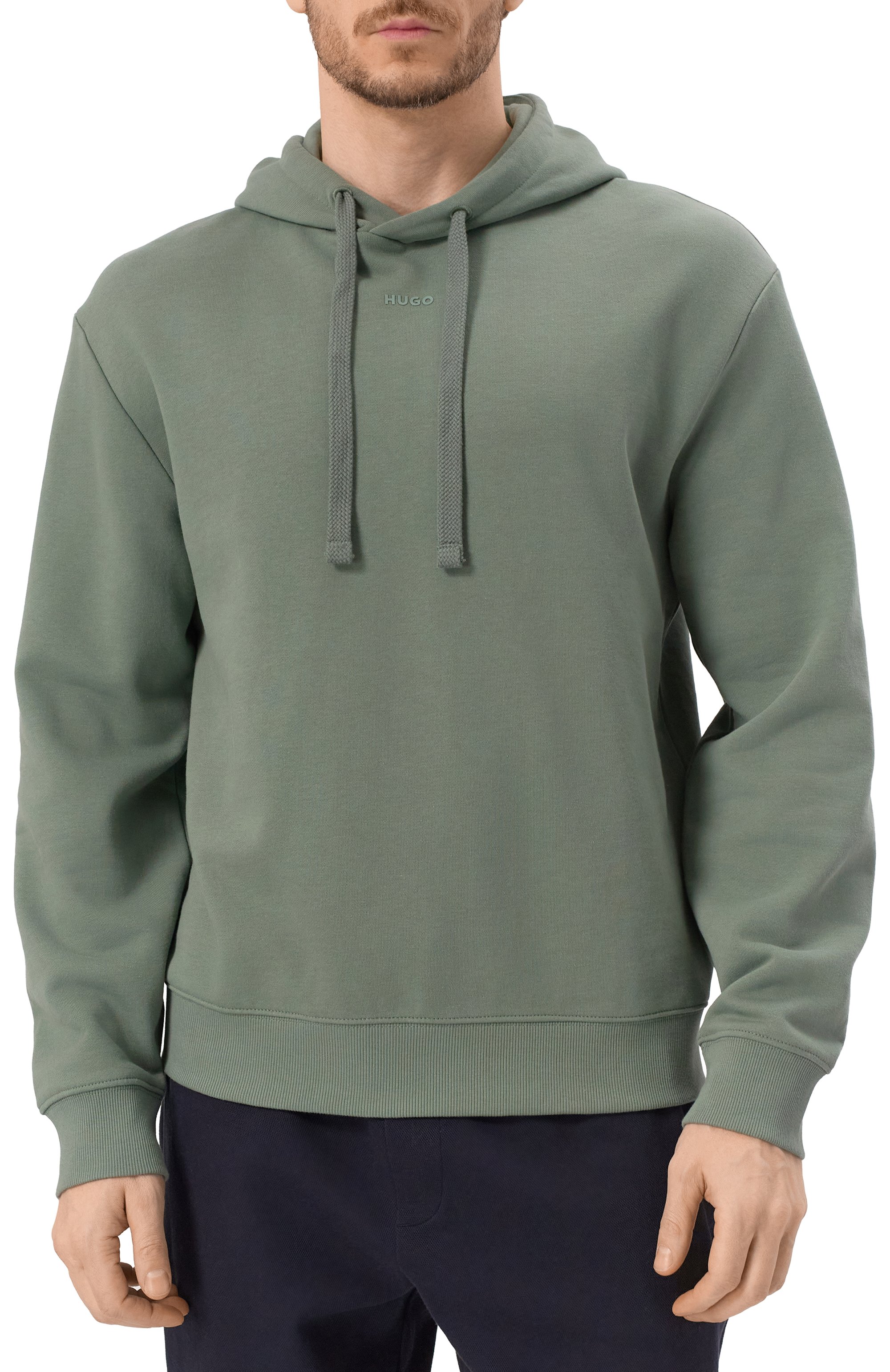 Хлопковое худи HUGO, арт. 50486478, фото 3