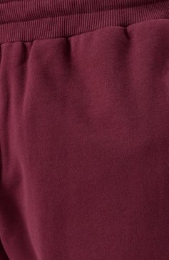 Мужские хлопковые брюки DOLCE & GABBANA бордового цвета, арт. GP0M7T/G701Z | Фото 6 (Материал сплава: Проставлено; Длина (брюки, джинсы): Стандартные; Драгоценные камни: Проставлено; Случай: Повседневный; Стили: Кэжуэл; Материал внешний: Хлопок)