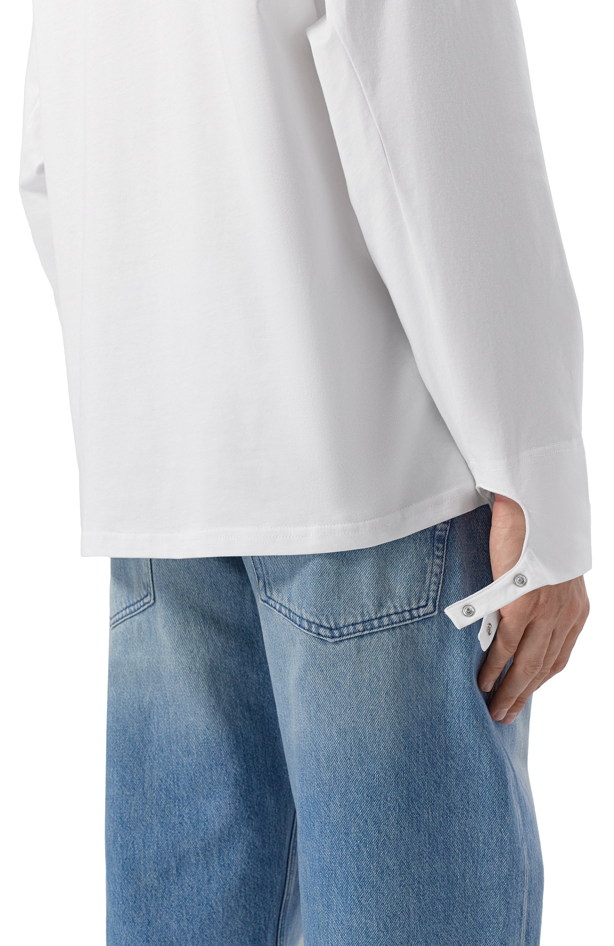 Хлопковый лонгслив DIESEL, арт. A22982/0DECG, фото 5