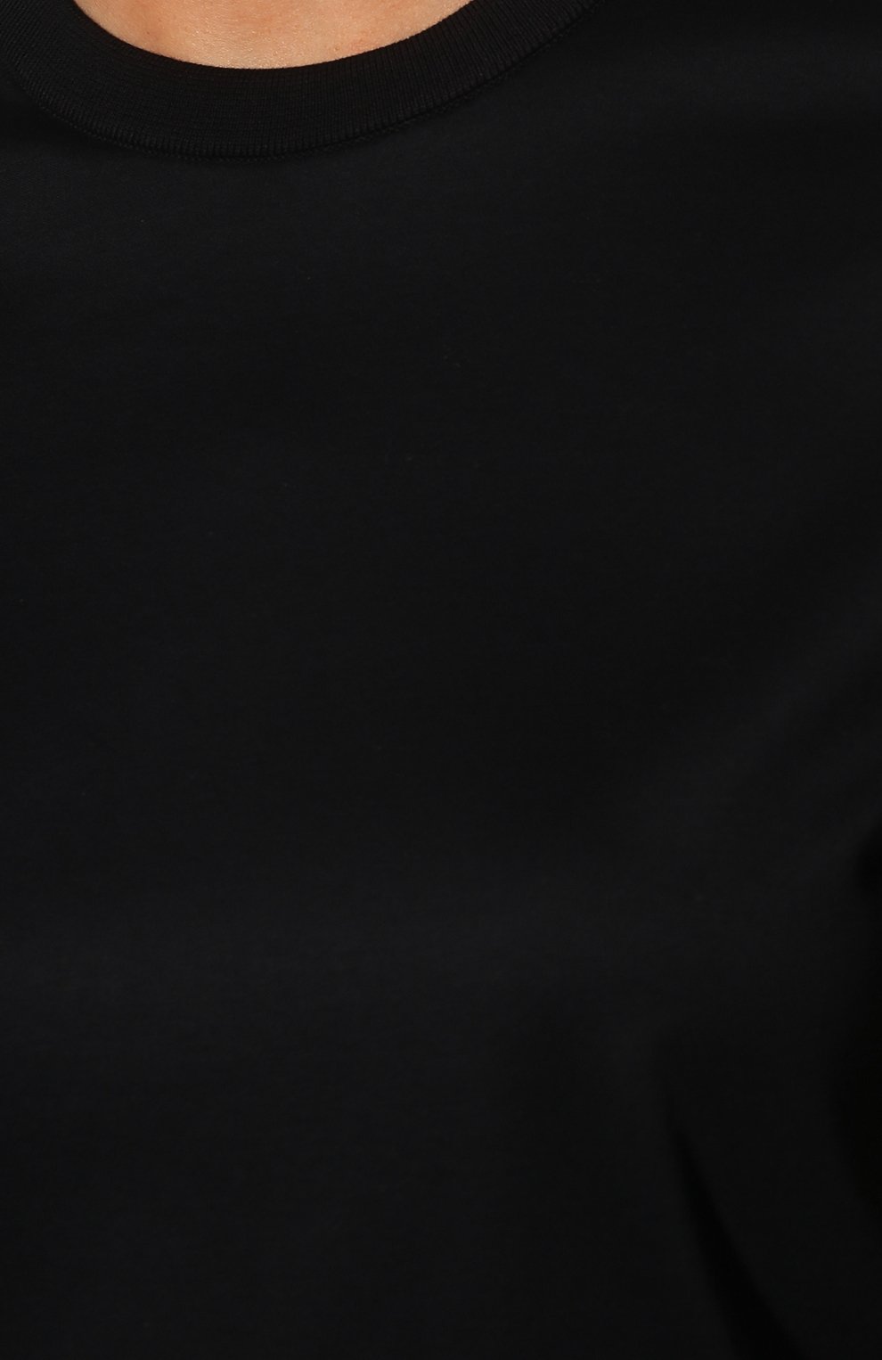 Хлопковая футболка LORO PIANA темно-синего цвета по цене 36650 руб., арт. FAL2559, фото 5 Хлопковая футболка LORO PIANA, арт. FAL2559, фото 5