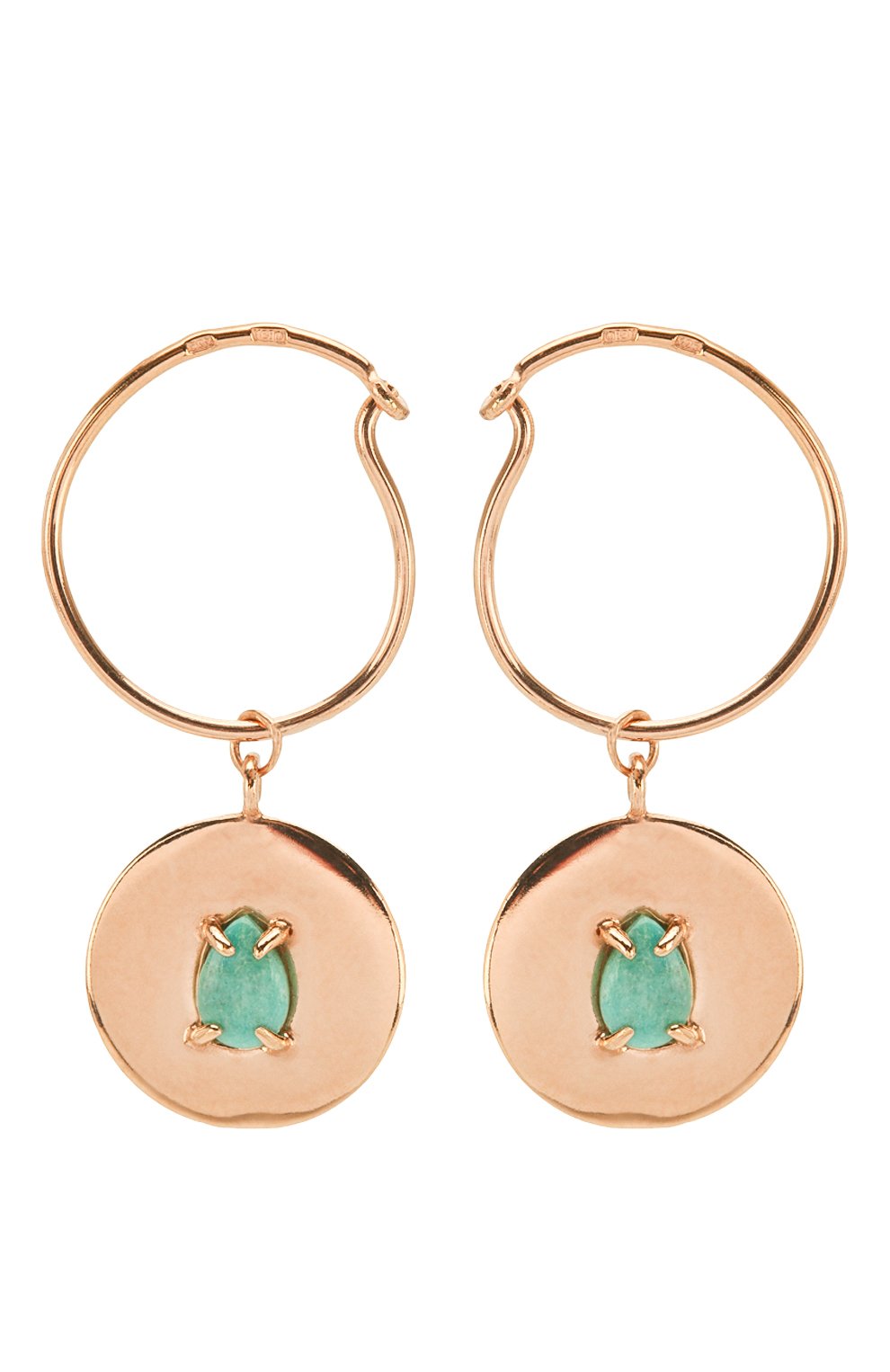 Серьги с бирюзой: стрелец MOONKA, арт. in-er-trq, фото 1