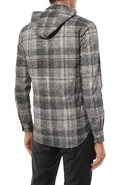 Хлопковая рубашка KITON, арт. UMCMARH0867504, фото 4