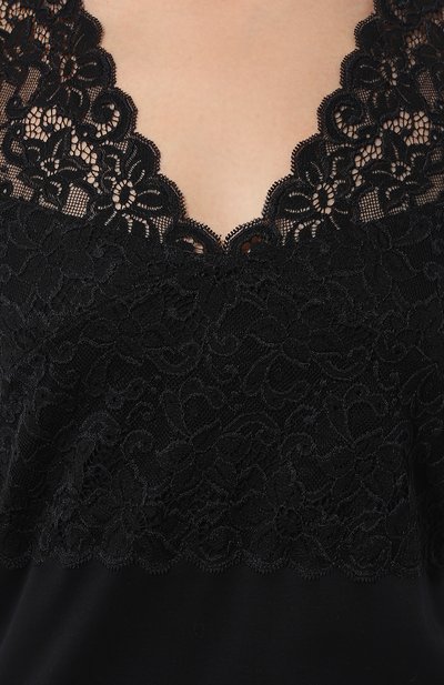 Сорочка HANRO черного цвета по цене 22810 руб., арт. 077929., фото 5 Сорочка HANRO, арт. 077929., фото 5