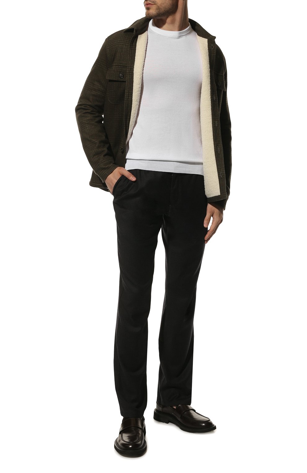 Брюки из шерсти и кашемира ZILLI, арт. M0Q-D0292-LACH1/R001, фото 2