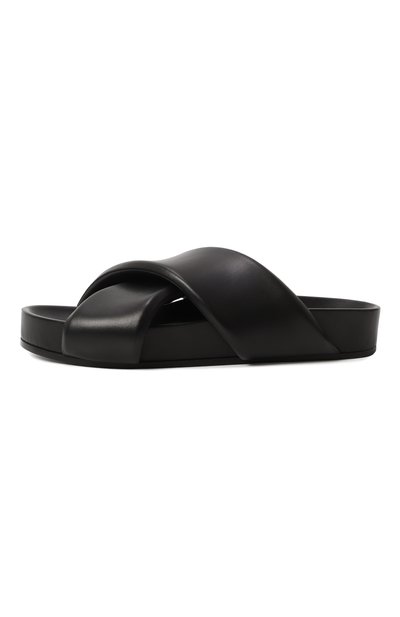 Кожаные шлепанцы JIL SANDER, арт. J32WP0001/P5810, фото 4
