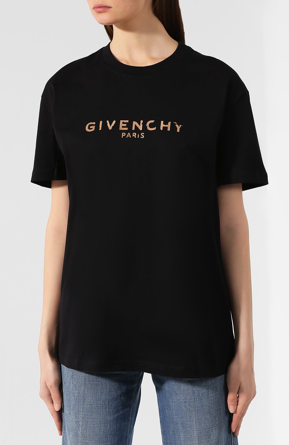 Хлопковая футболка GIVENCHY, арт. BW70603Z2L, фото 3