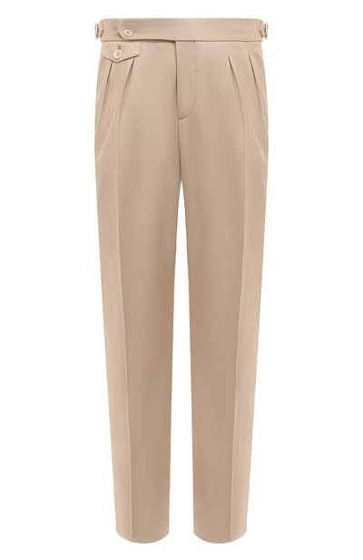 Мужские брюки из хлопка и шерсти BRUNELLO CUCINELLI, арт. ME262M5030