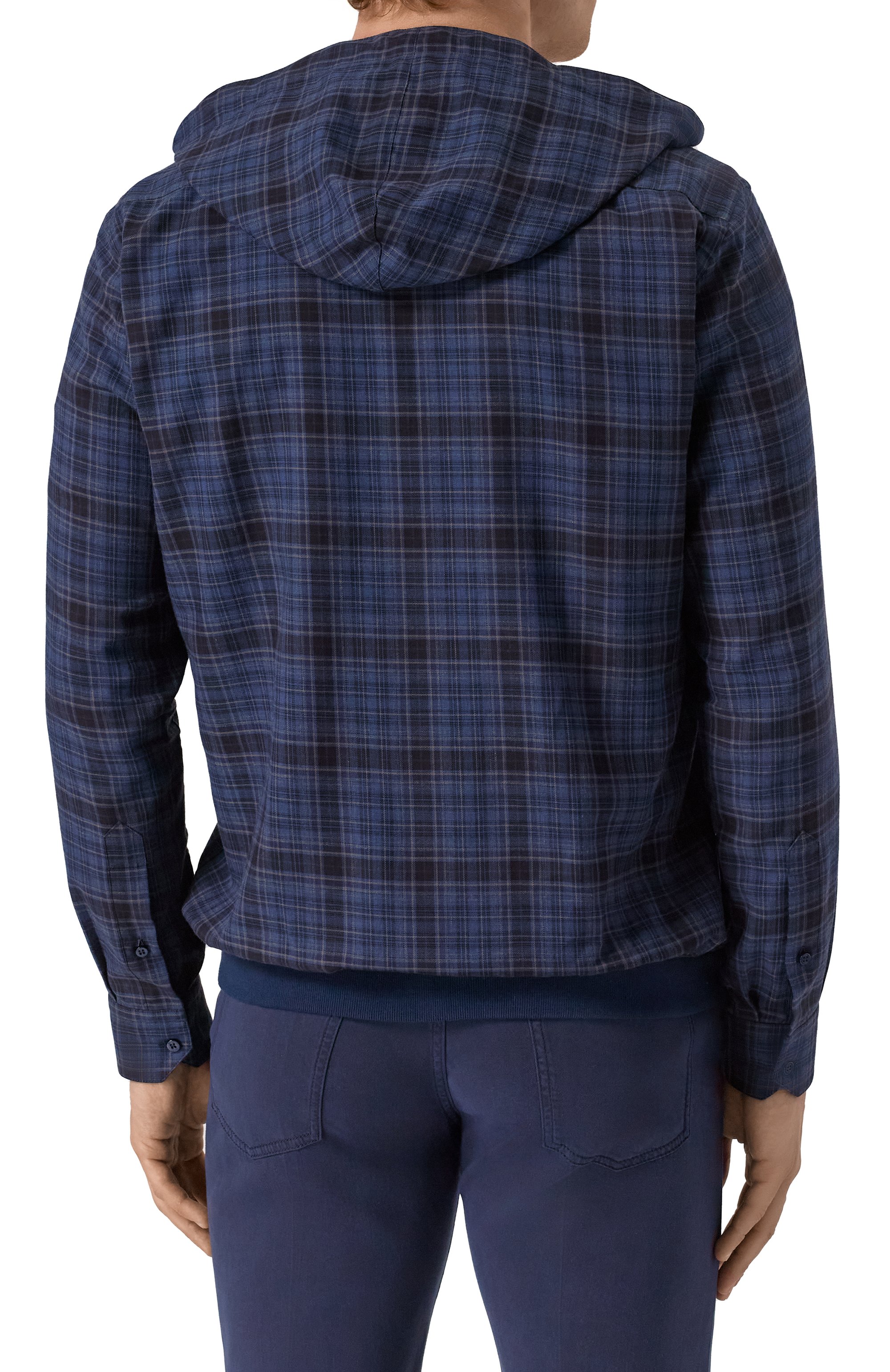 Рубашка из хлопка и кашемира ZILLI, арт. FD0M02M010612151Q, фото 4