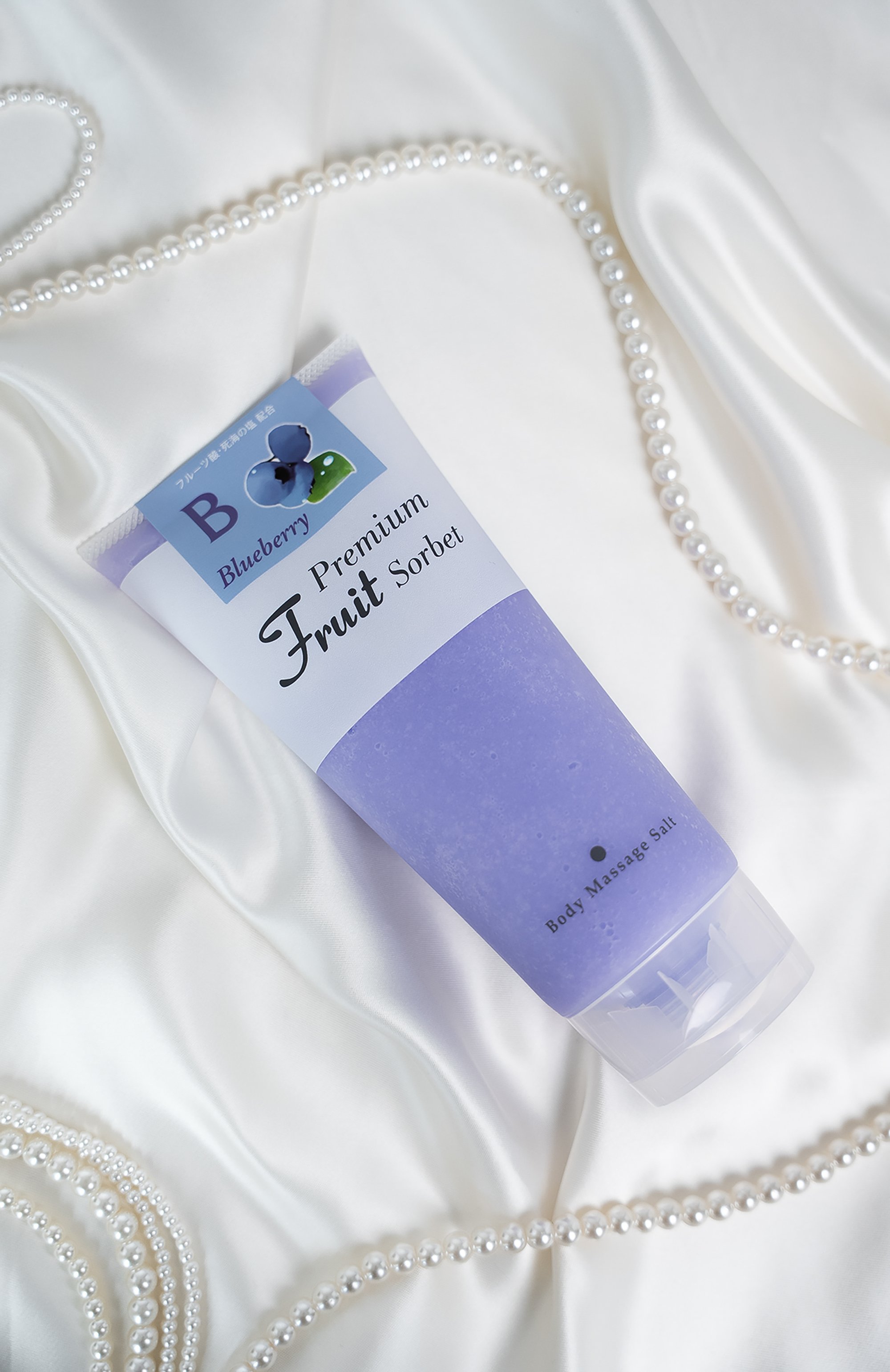 Скраб-щербет для тела с солью тихого океана и черникой (500g) ENHEL BEAUTY, арт. 4512442004011, фото 2