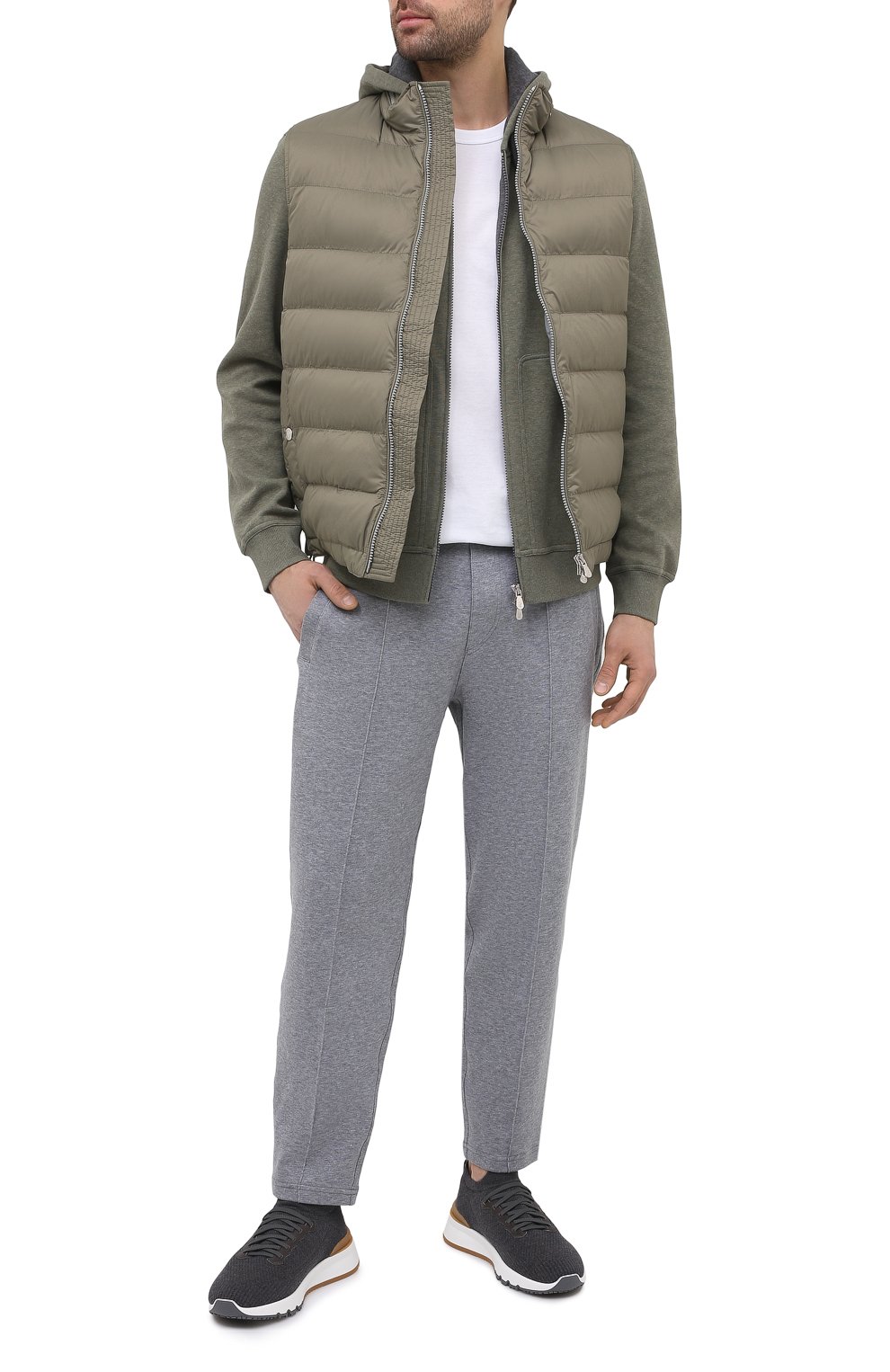 Хлопковая толстовка BRUNELLO CUCINELLI, арт. M0T319069G, фото 2