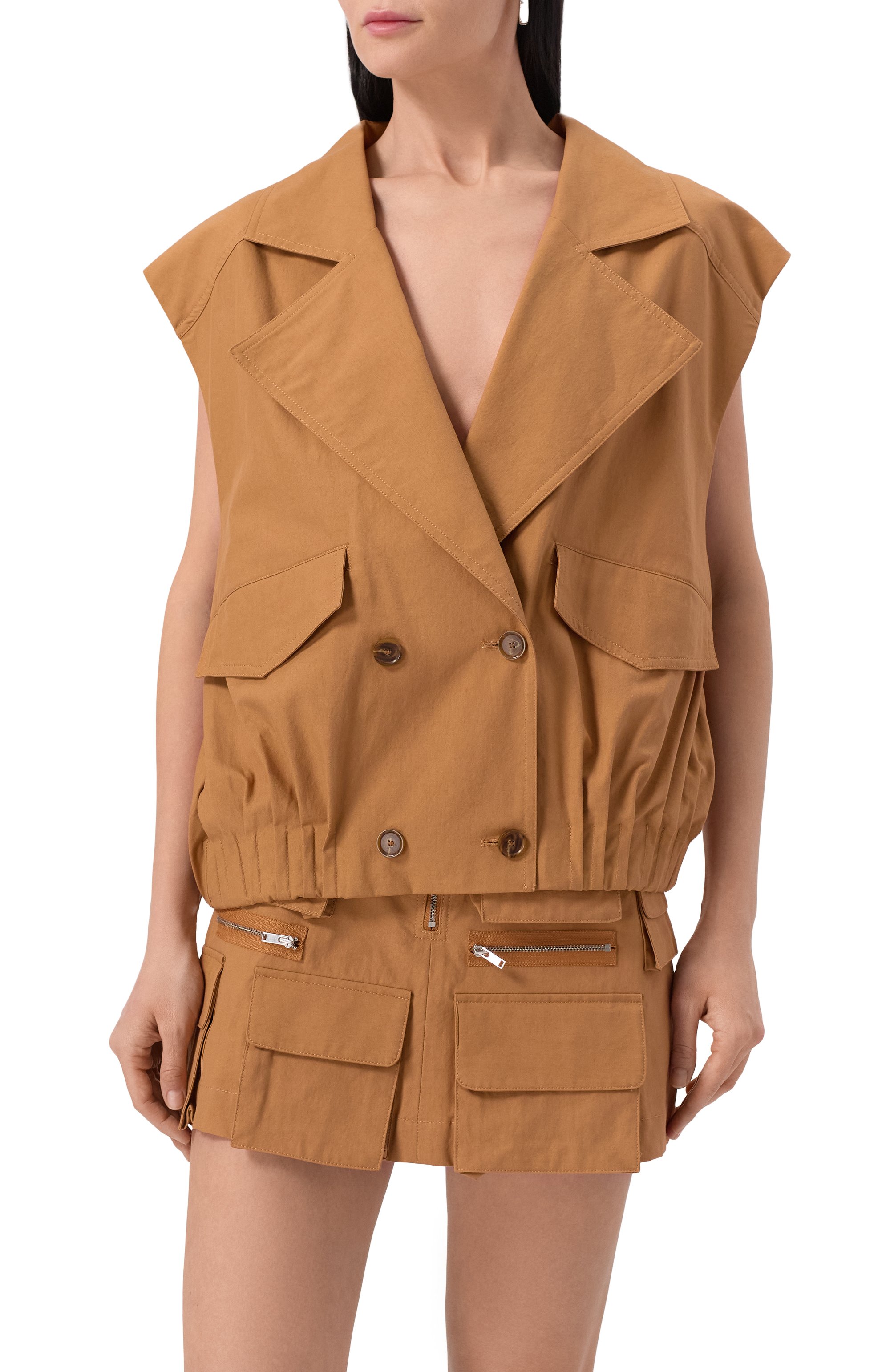 Хлопковый жилет ERIKA CAVALLINI, арт. E5SL01, фото 3