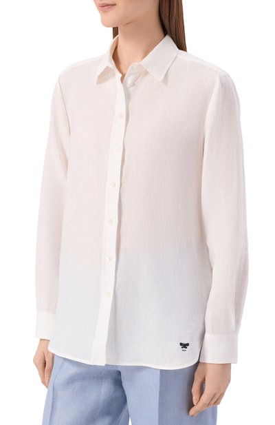 Льняная рубашка WEEKEND MAX MARA, арт. WKDWERNER, фото 3