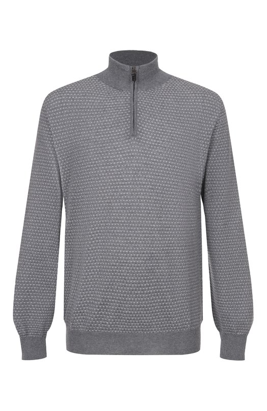Шерстяной джемпер Canali C0015/MK02359 Серый C0015/MK02359