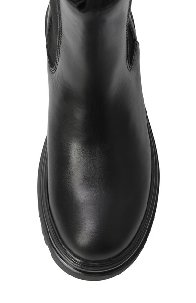 Кожаные челси KARL LAGERFELD KIDS черного цвета по цене 24750 руб., арт. Z30984, фото 4 Кожаные челси KARL LAGERFELD KIDS, арт. Z30984, фото 4