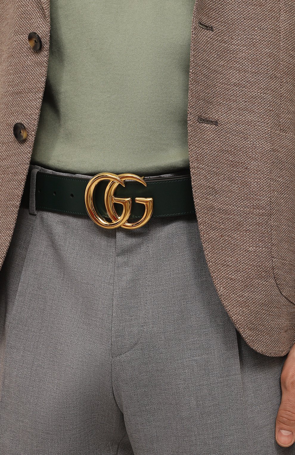 Кожаный ремень GUCCI, арт. 406831 0YA0G, фото 2