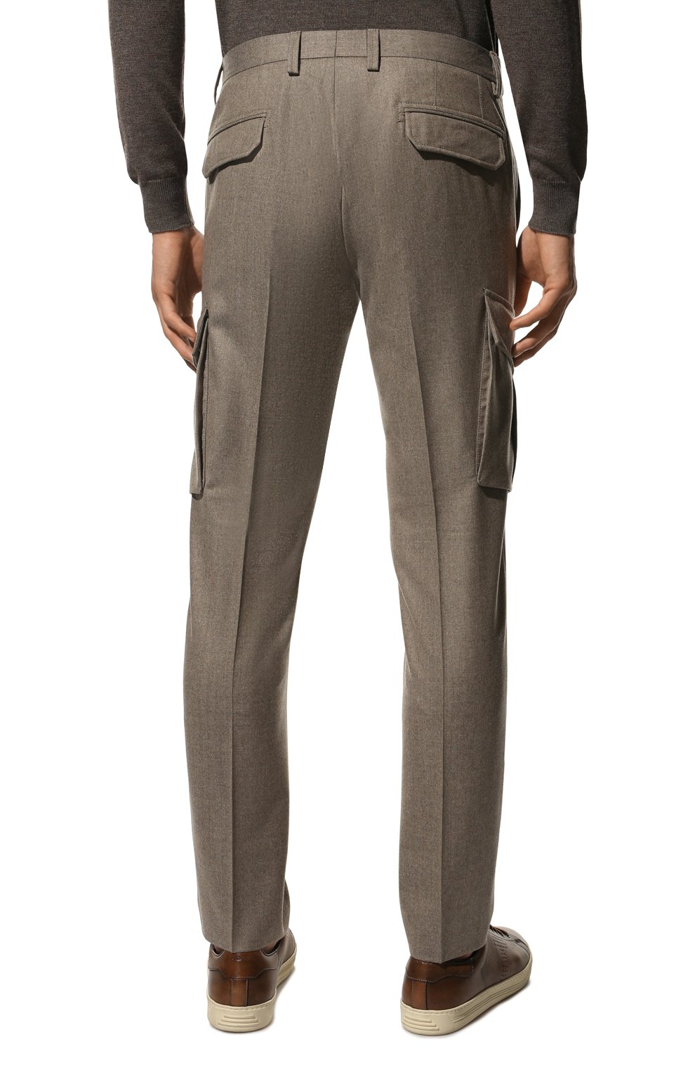 Шерстяные брюки-карго CORNELIANI, арт. 904L02-2818111/00, фото 4
