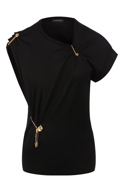 Женская хлопковая футболка VERSACE, арт. A83860/A201952