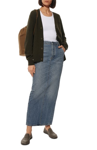 Шерстяной кардиган ACNE STUDIOS хаки цвета по цене 35300 руб., арт. C60038/W, фото 2 Шерстяной кардиган ACNE STUDIOS, арт. C60038/W, фото 2