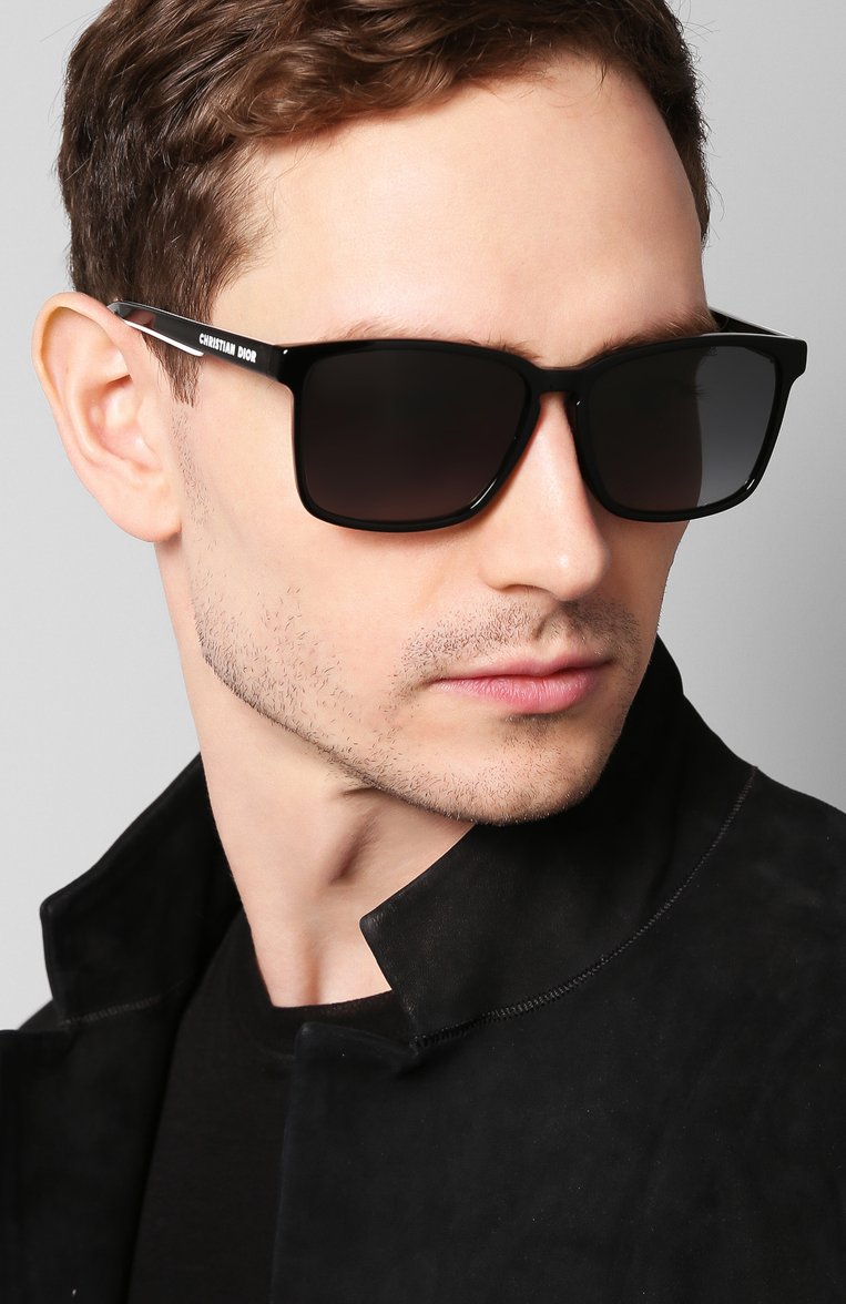 Женские солнцезащитные очки DIOR EYEWEAR черного цвета, арт. DI0RB24.2F 807 | Фото 5 (Тип очков: С/з; Региональные ограничения белый список (Axapta Mercury): RU, Не проставлено; Кросс-КТ: С/з-унисекс; Нос: Не проставлено; Очки форма: Прямоугольные; Оптика Гендер: оптика-унисекс)