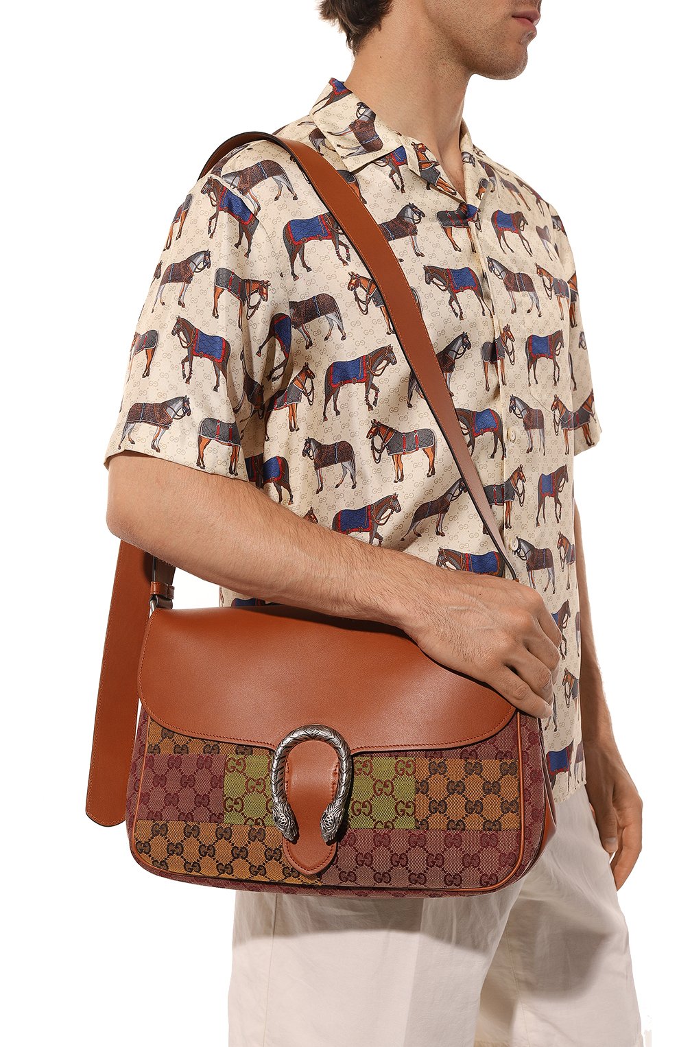 Комбинированная сумка dionysus GUCCI, арт. 758557/AACPA, фото 2