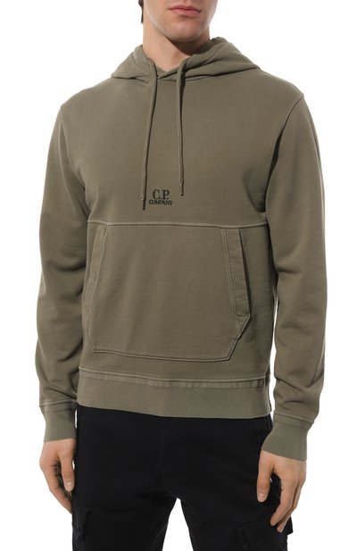 Хлопковое худи C.P. COMPANY, арт. 14CMSS137B-005398R, фото 3