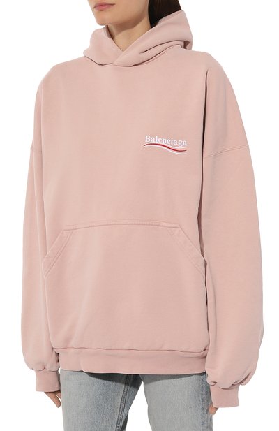 Хлопковое худи BALENCIAGA, арт. 739024/T0VN9, фото 3
