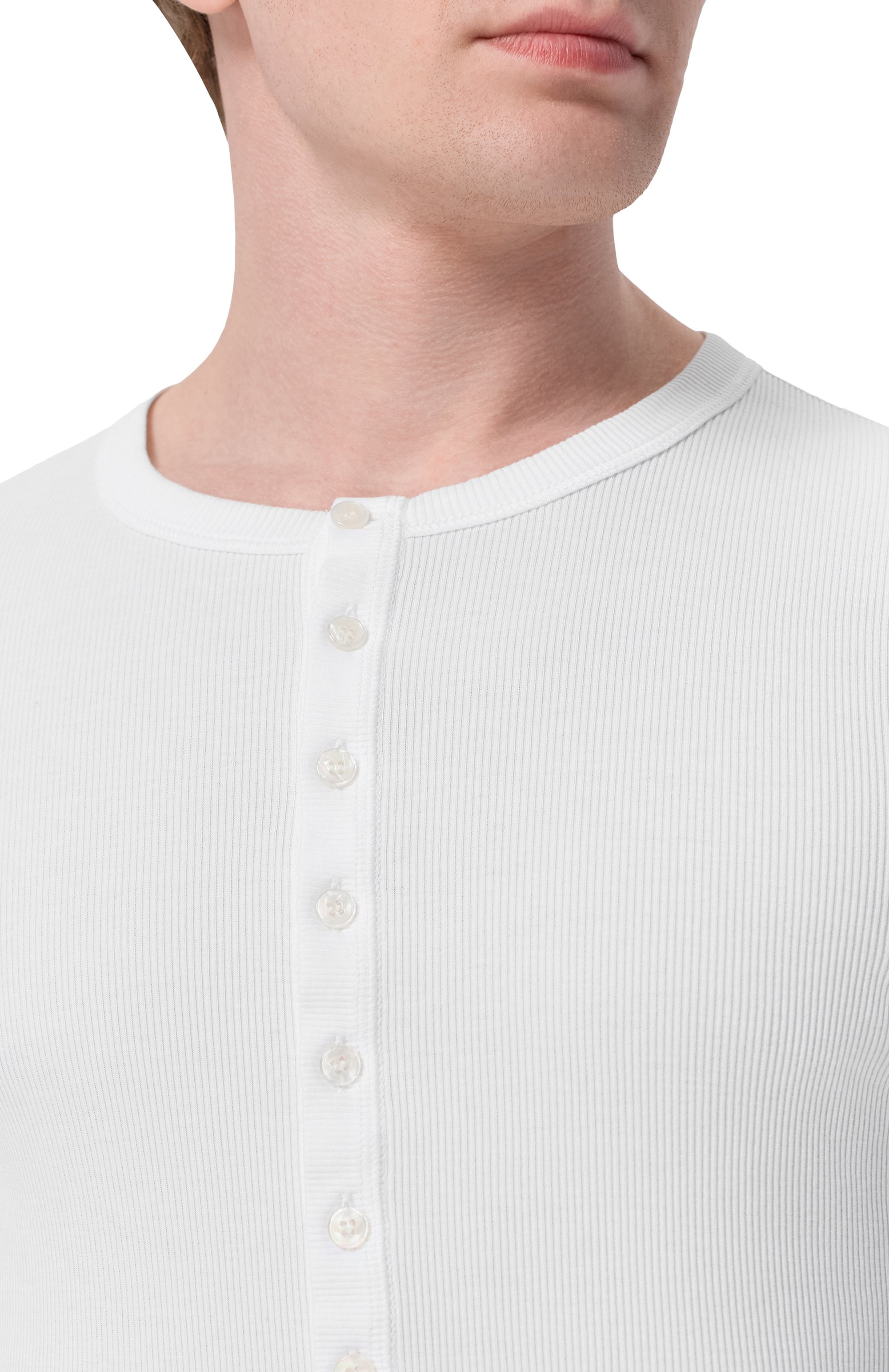 Хлопковый лонгслив-хенли DOLCE & GABBANA, арт. G8PG8T/G7P3J, фото 5