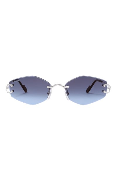 Солнцезащитные очки CARTIER синего цвета по цене 197000 руб., арт. CT0620S 002, фото 2 Солнцезащитные очки CARTIER, арт. CT0620S 002, фото 2