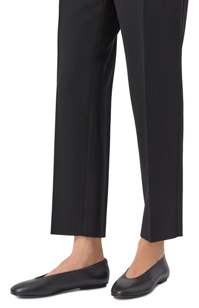 Кожаные балетки swan SERGIO ROSSI, арт. B14310/MVIN14, фото 2