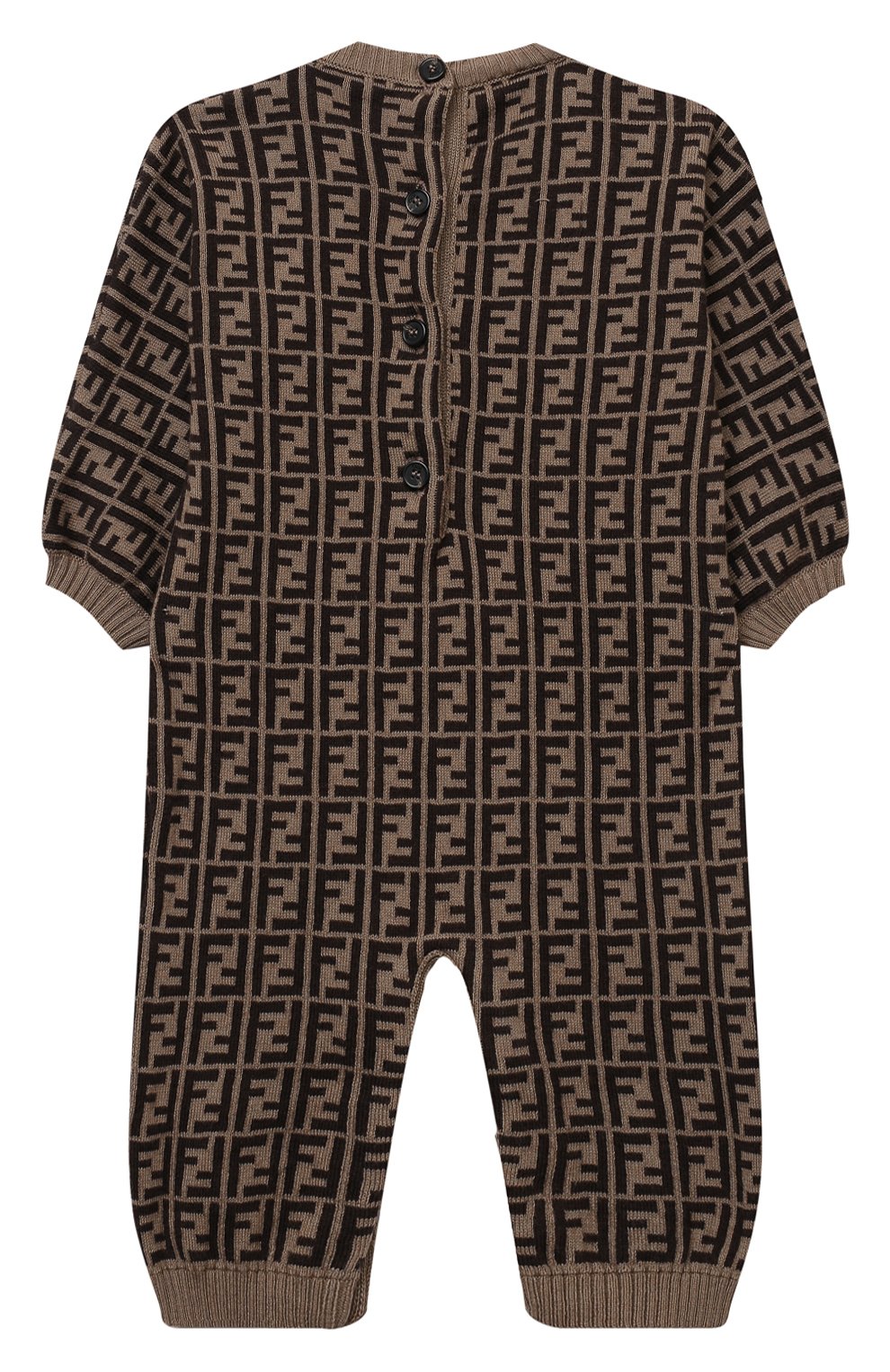 Хлопковый комбинезон FENDI, арт. BUL048/A3TE/3M-9M, фото 2