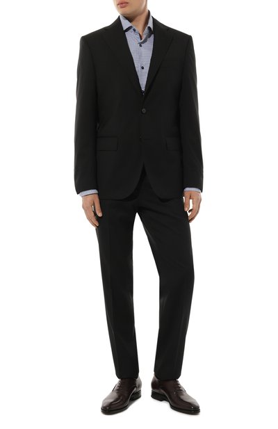 Хлопковая рубашка BOSS, арт. 50496316, фото 2