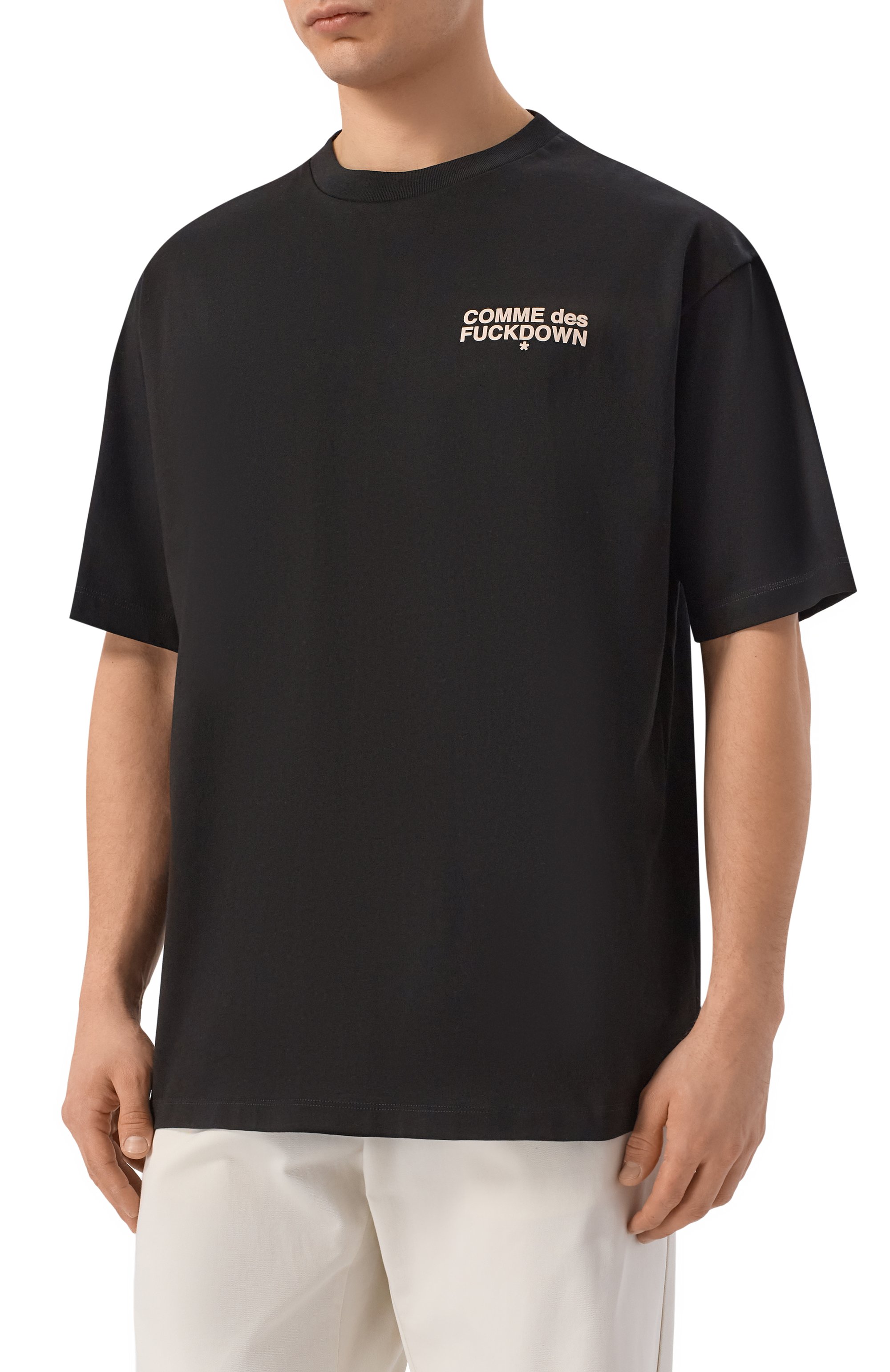 Хлопковая футболка COMME DES FUCKDOWN, арт. CFABM01938, фото 3