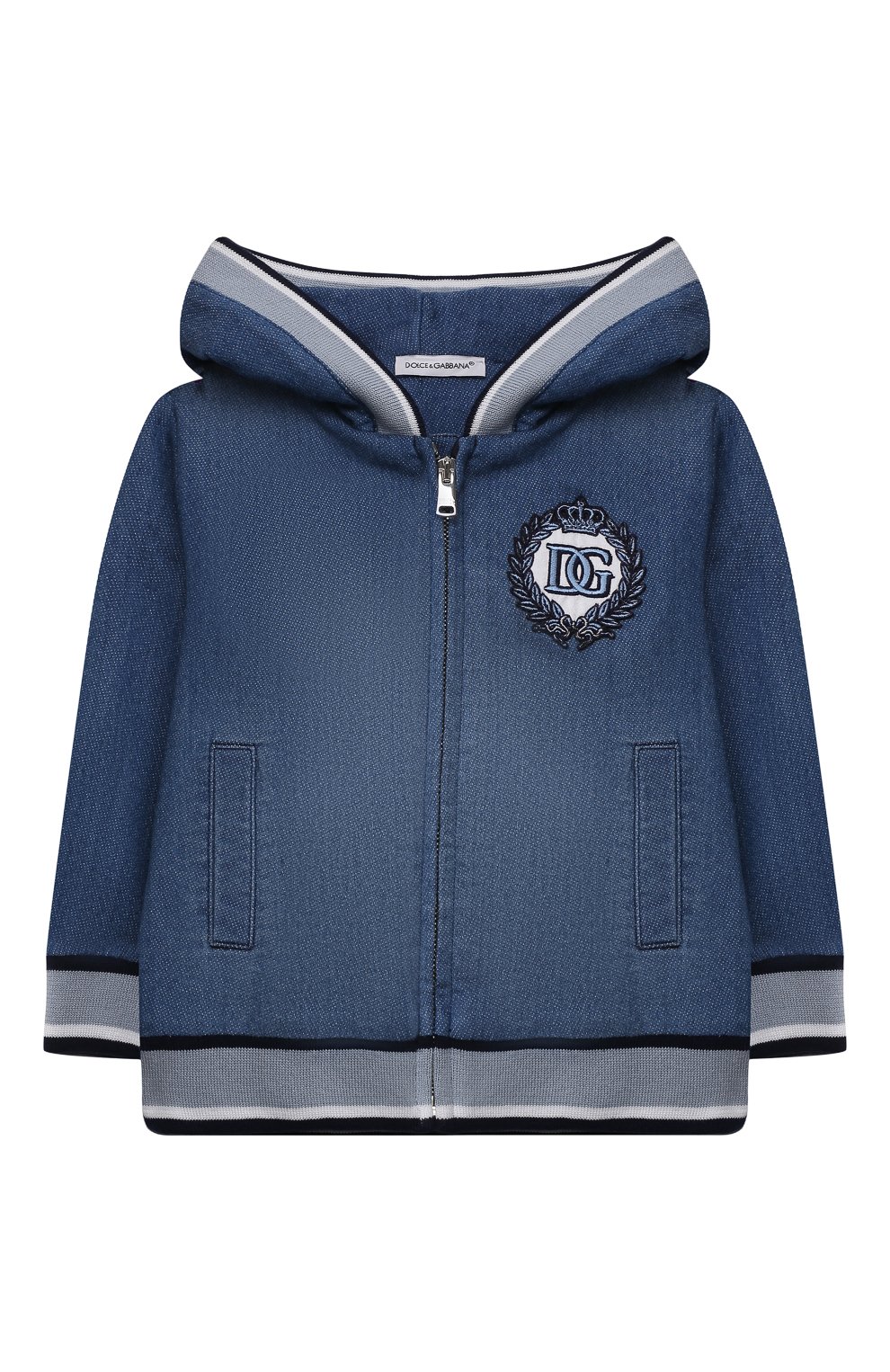 Хлопковая толстовка DOLCE & GABBANA, арт. L1JW1H/G7YDZ/9-12M, фото 1
