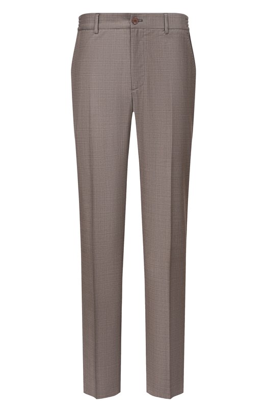 Шерстяные брюки Stefano Ricci M1T610001E/W0020U Коричневый M1T610001E/W0020U